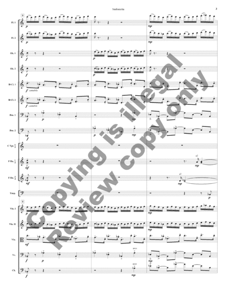 Sinfonietta (Additional Full Score) image number null