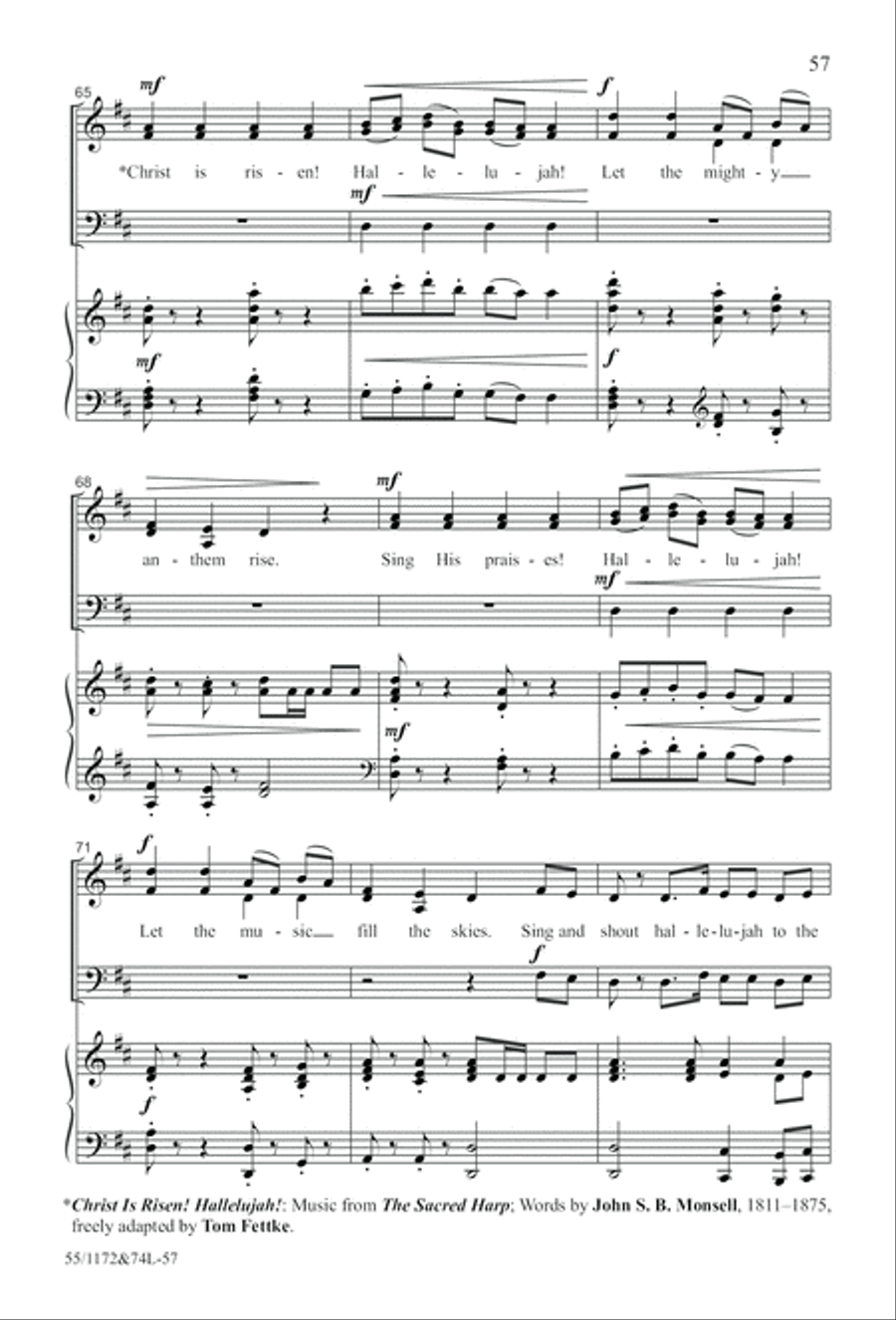 The Easter Story The Easter Story 4-Part scores gallery preview page 58