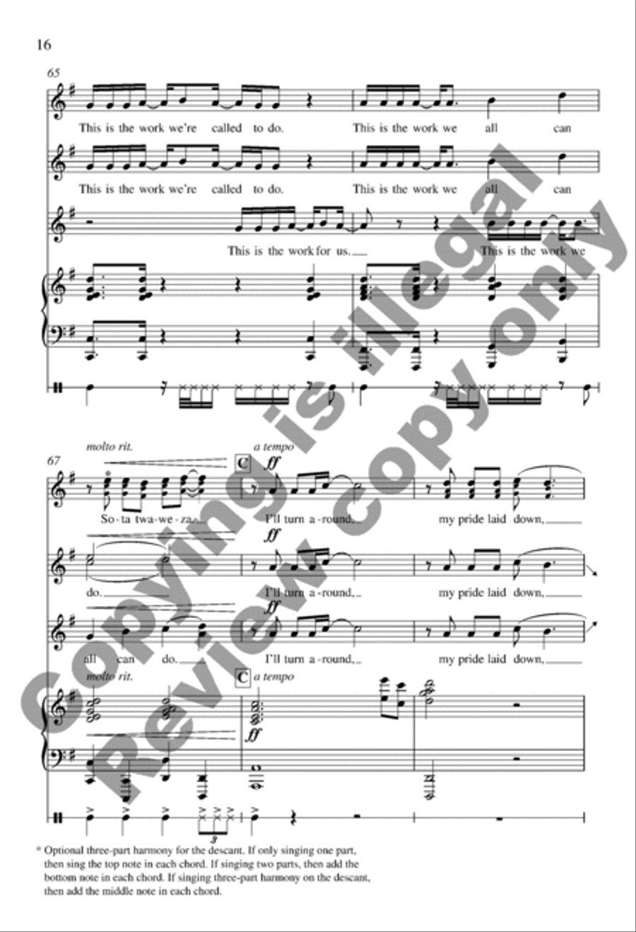 Reconcile Reconcile Unison Choir scores gallery preview page 16