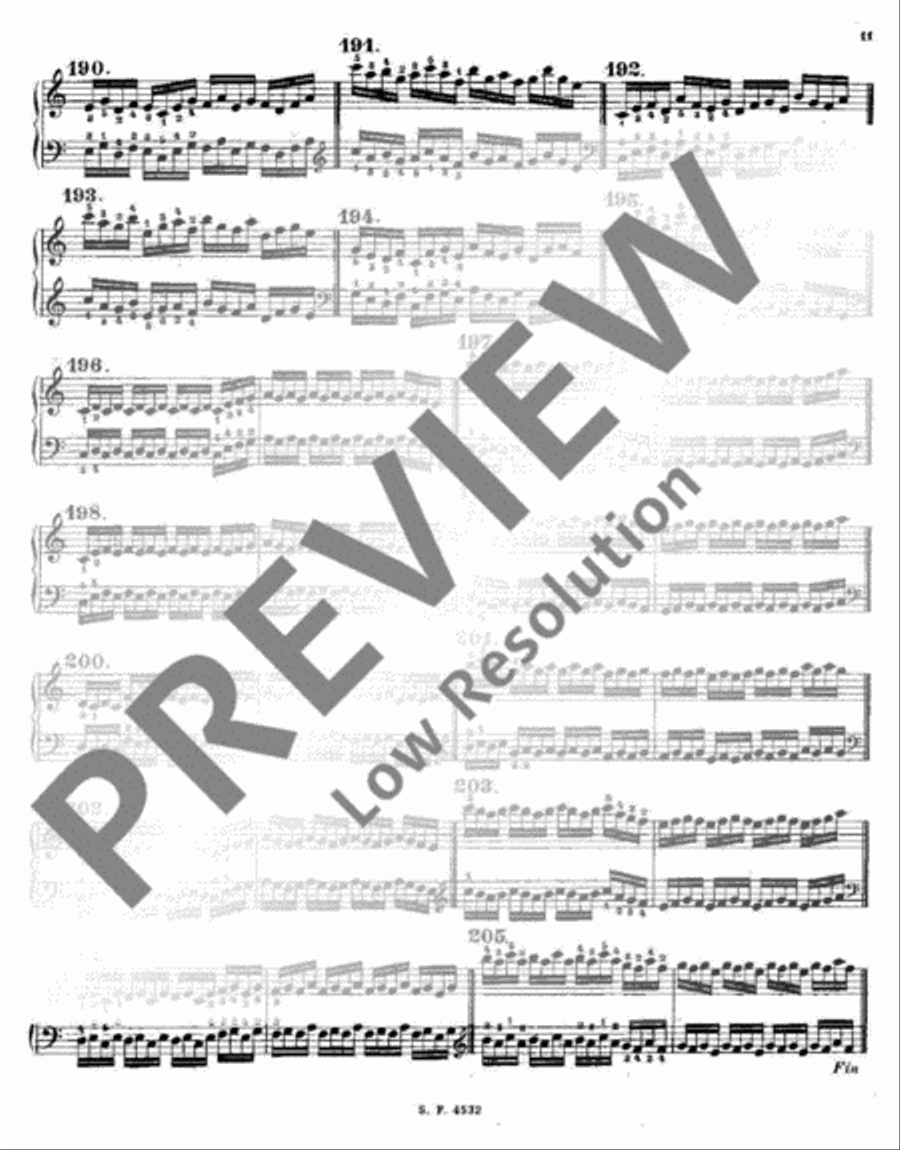 Exercices Preparatoiry Piano Solo scores gallery preview page 12
