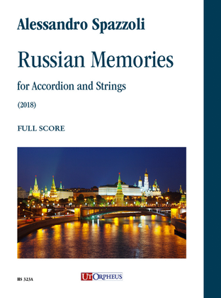 Book cover for Russian Memories for Accordion and Strings (2018)