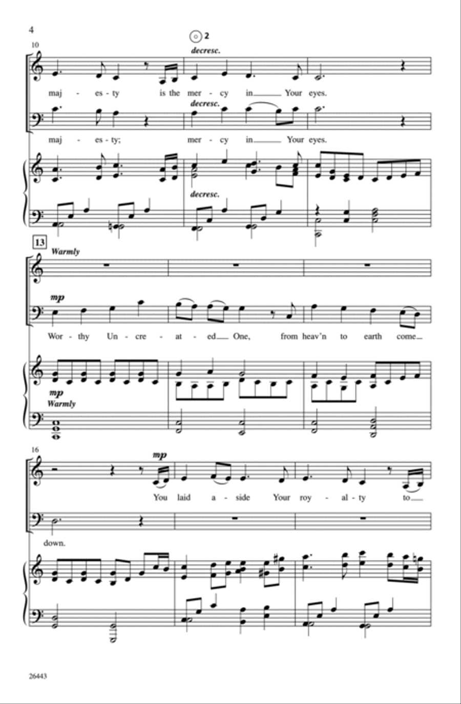 Uncreated One 4-Part scores gallery preview page 3