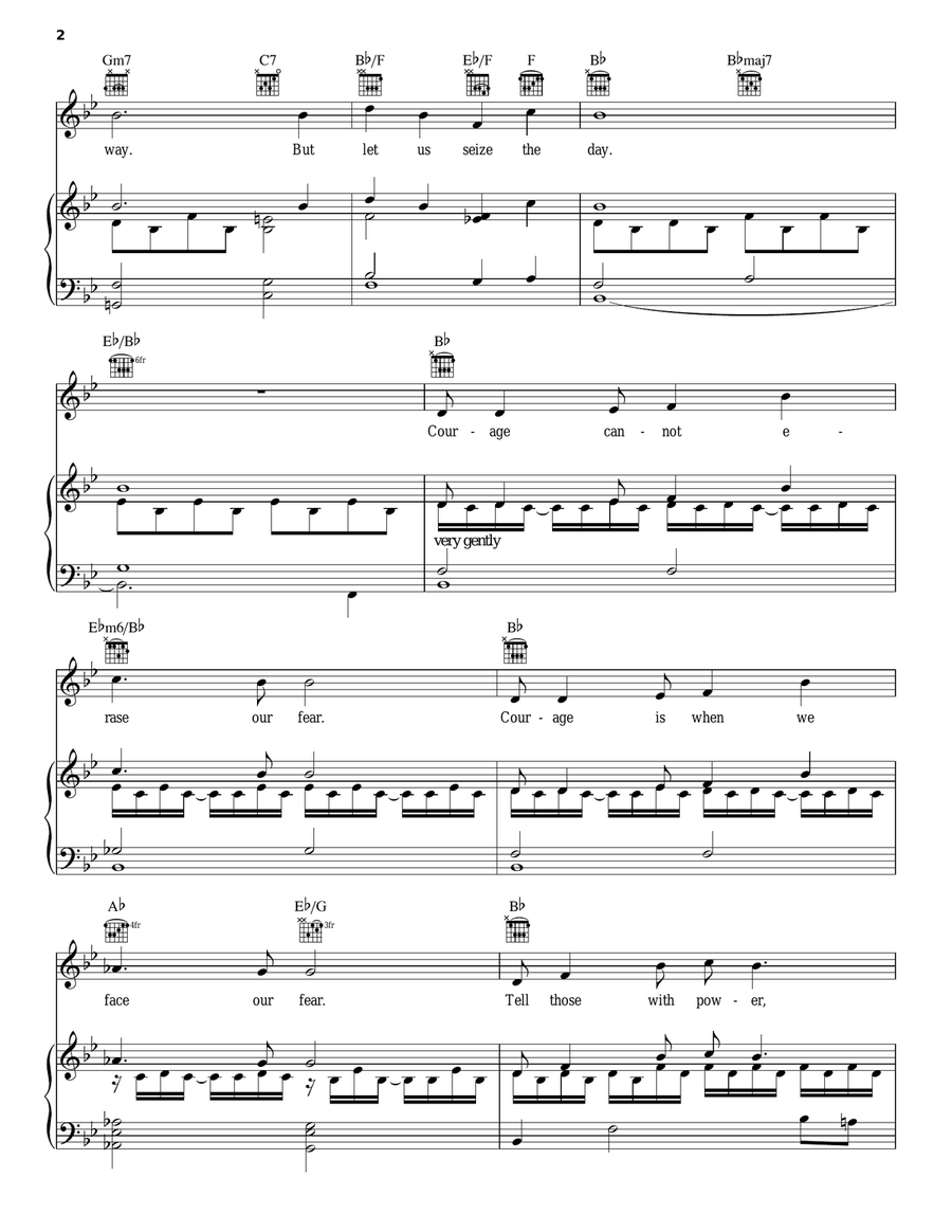 Seize The Day (from Newsies The Musical) Guitar scores gallery preview page 2