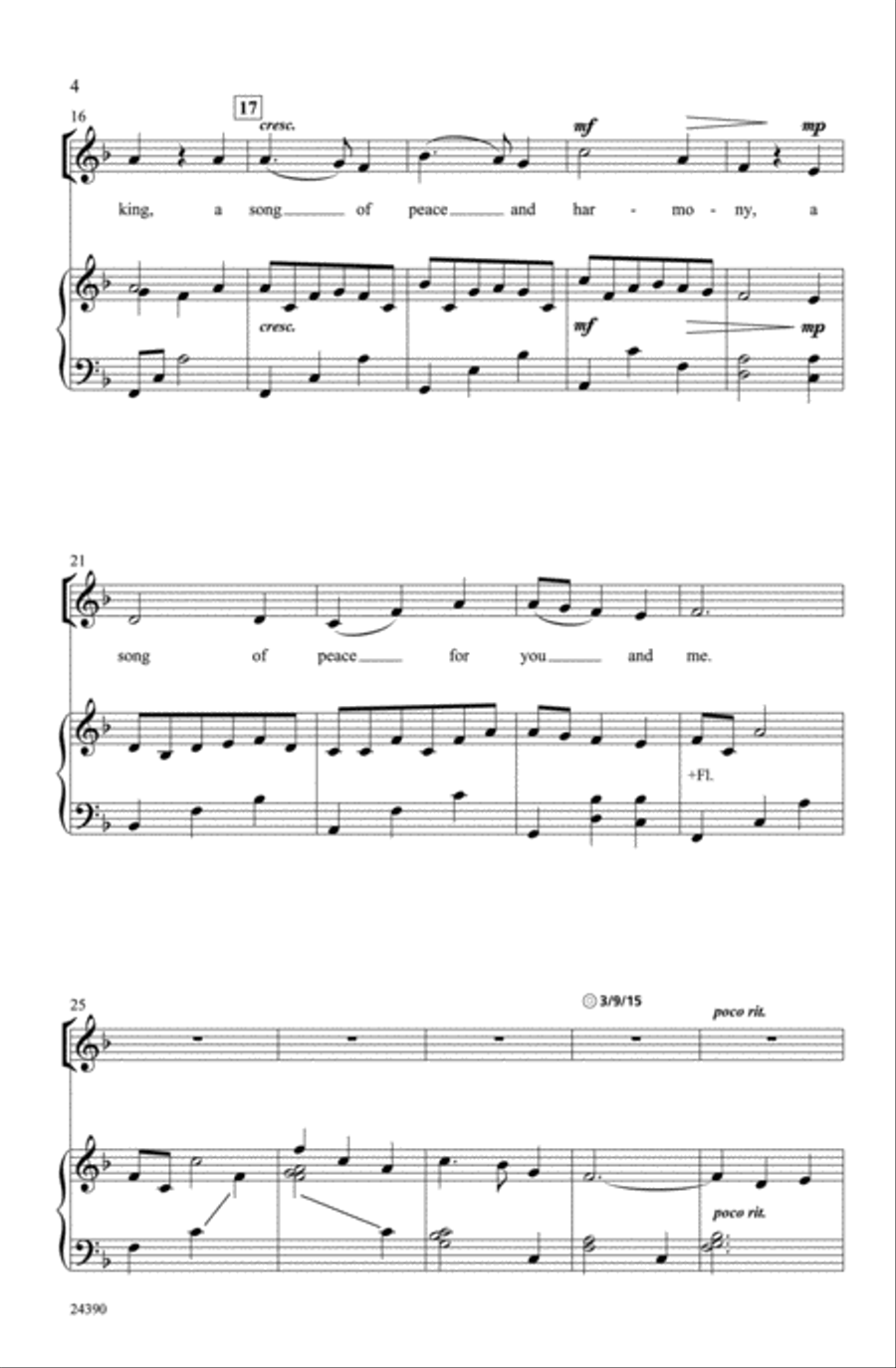 Christmas Peace Canon 2-Part scores gallery preview page 3
