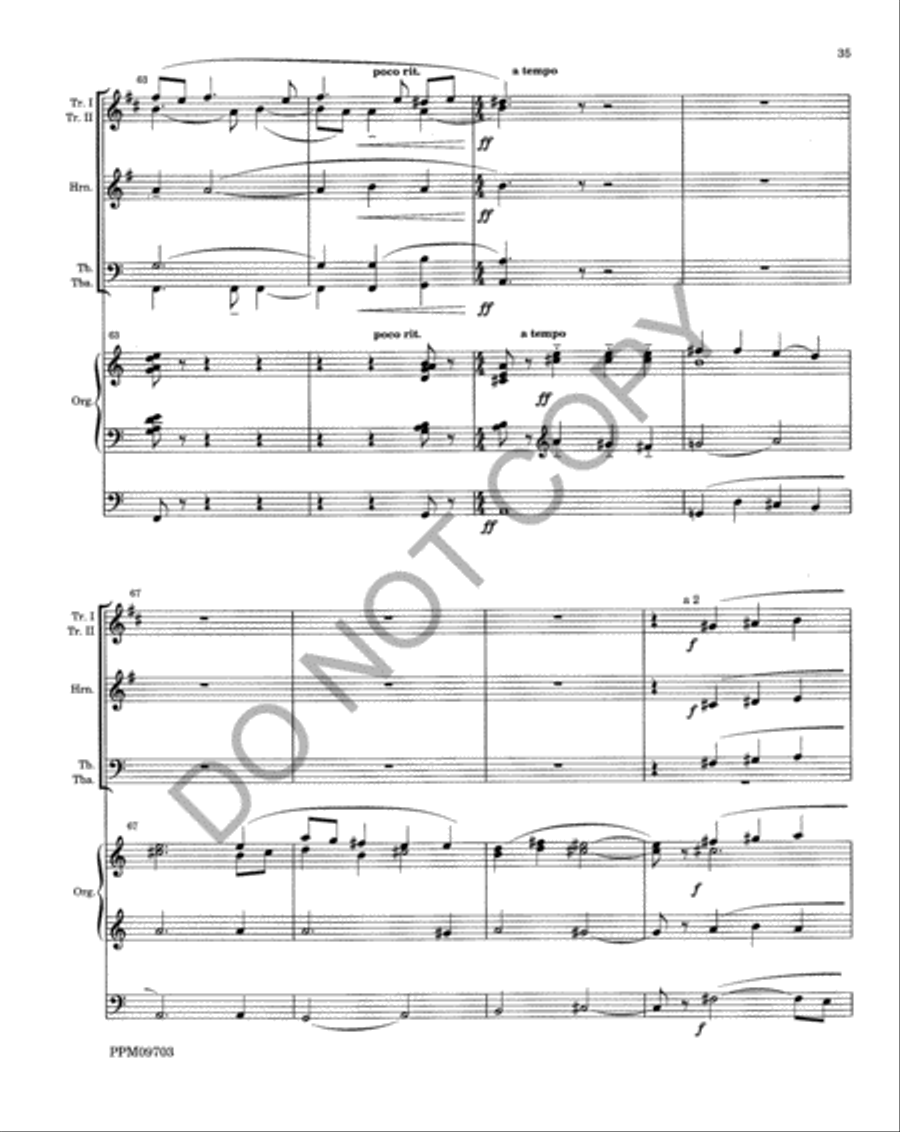 Triptych Choir scores gallery preview page 38
