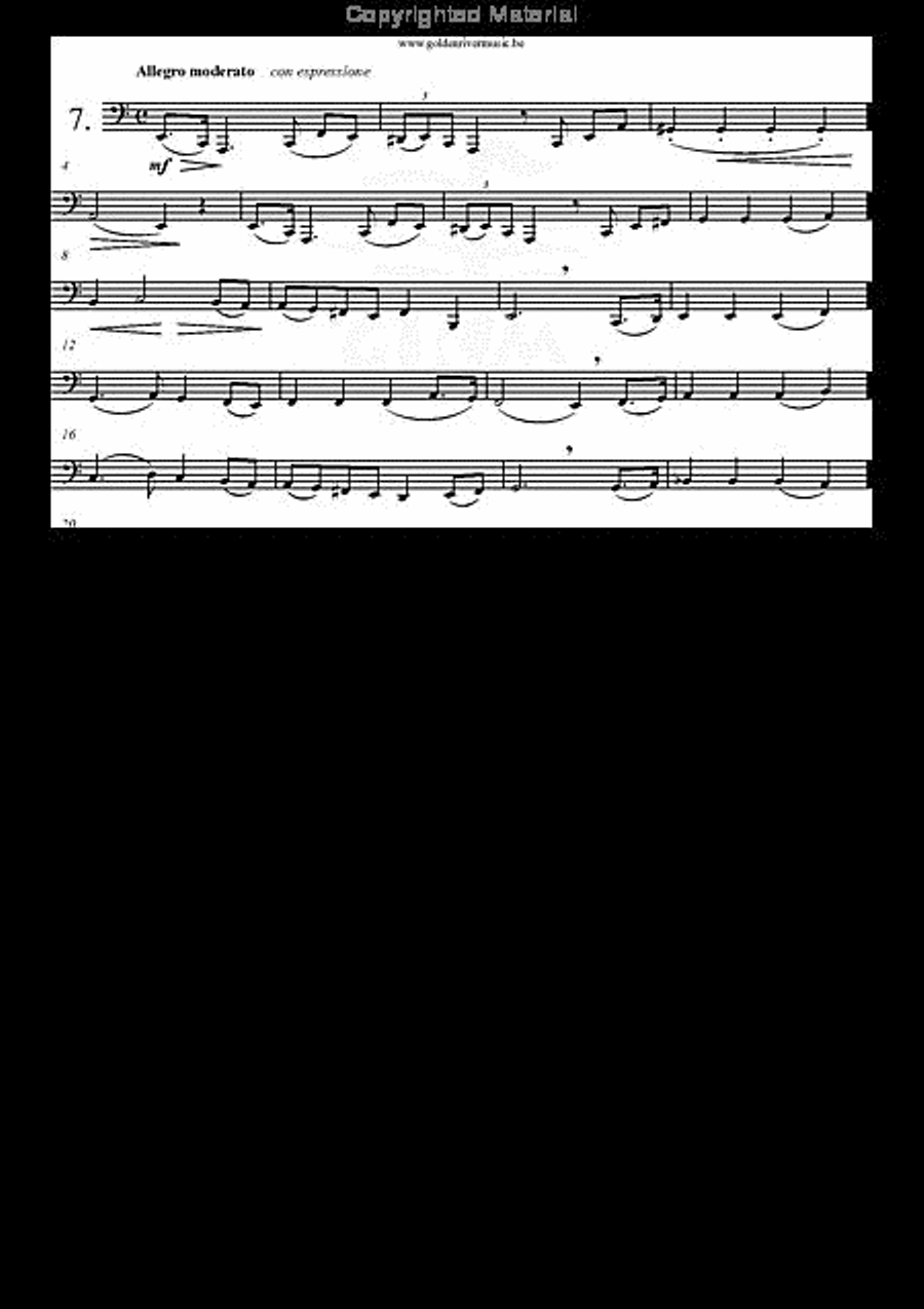 18 Etudes Melodiques Tuba scores gallery preview page 8