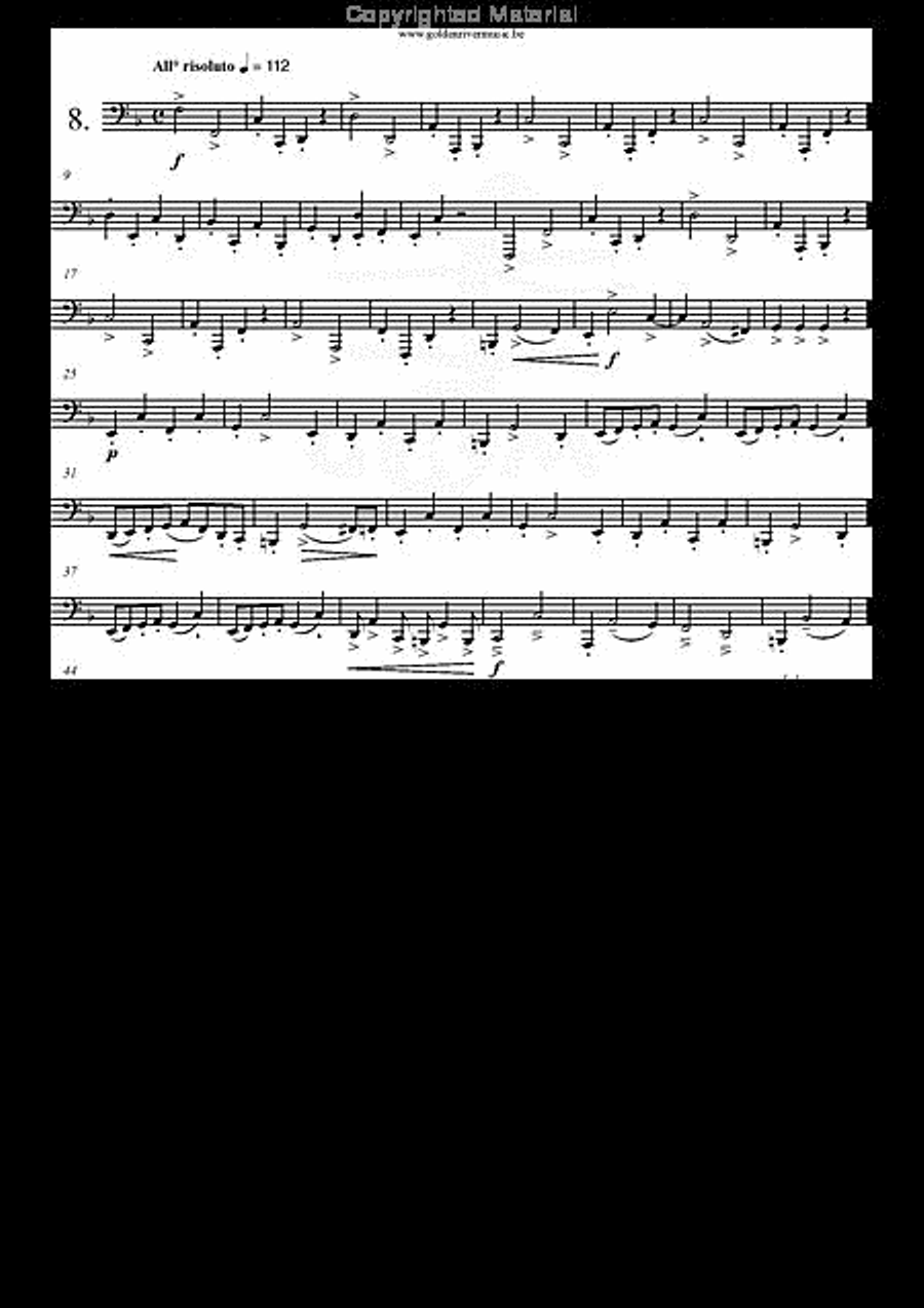 30 Etudes op. 13 Tuba scores gallery preview page 9