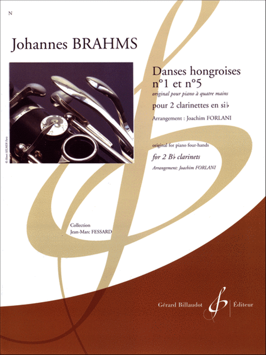 Danses Hongroises No. 1 et No. 5 Chamber Music scores gallery preview page 1