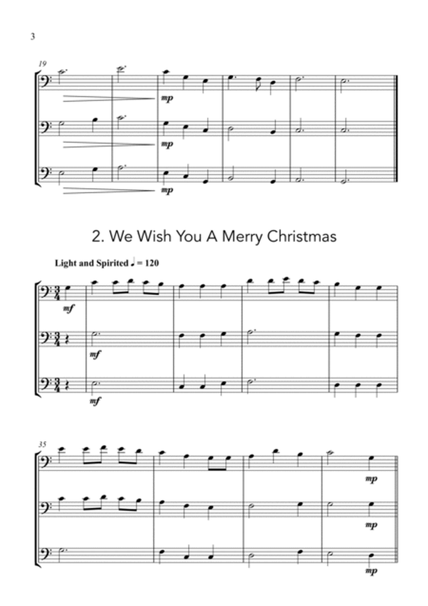 5 Easy Christmas Carols for 'Cello Trio image number null