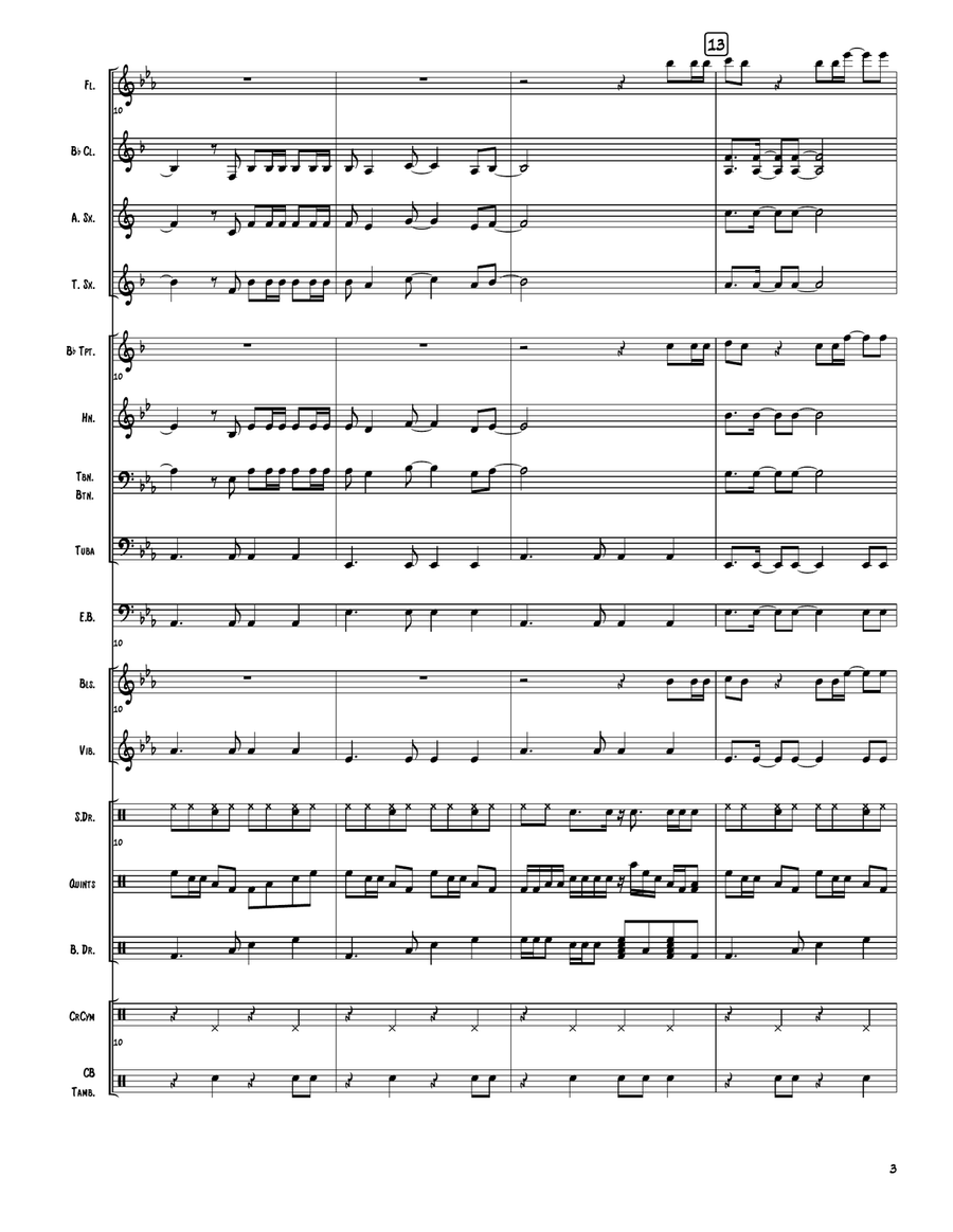 Higher Higher Marching Band scores gallery preview page 4