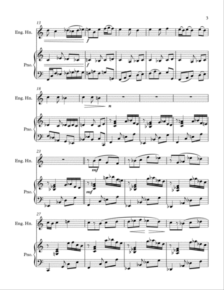 Night Music English Horn scores gallery preview page 3