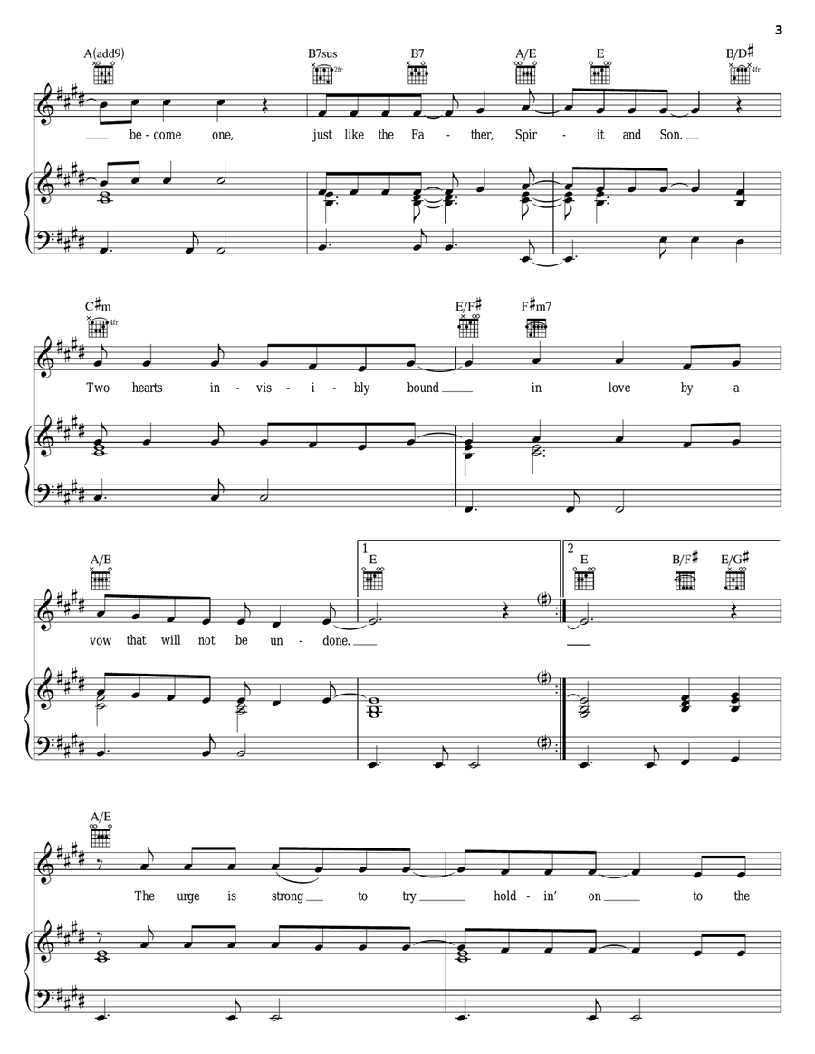 Parent's Prayer (Let Go Of Two) Acoustic Guitar scores gallery preview page 3