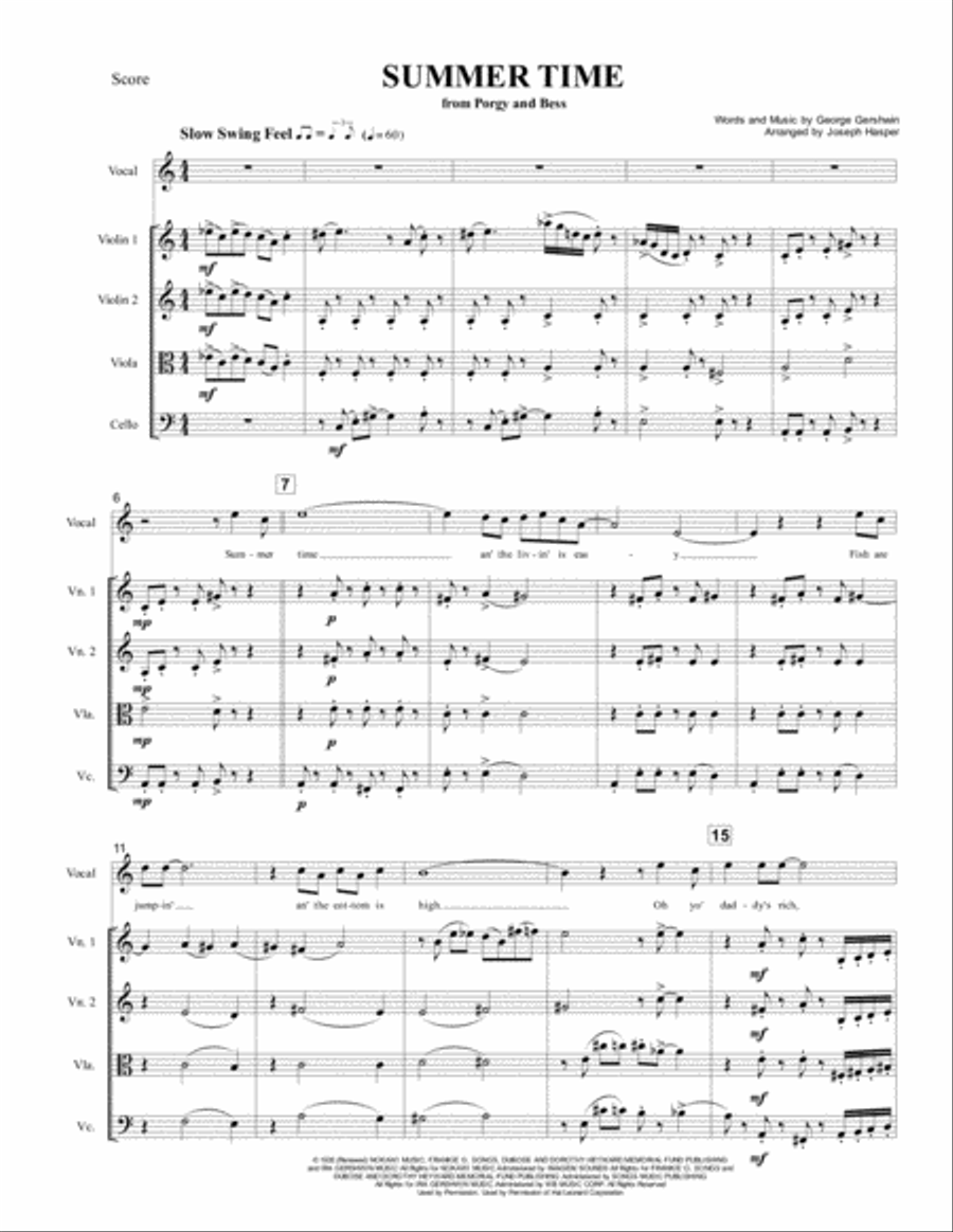 Summertime Chamber Orchestra scores gallery preview page 2