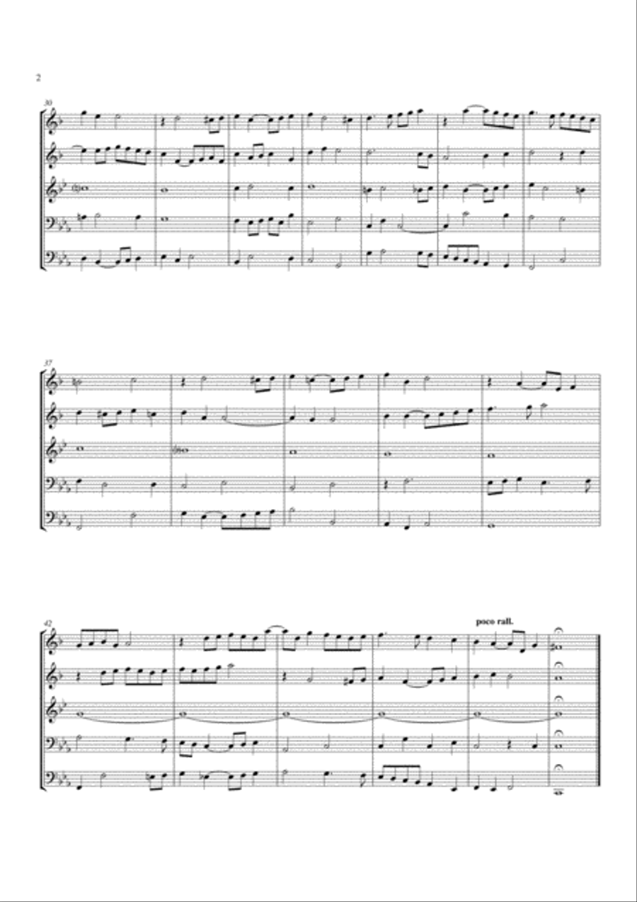 In Nomine ix Brass Quintet scores gallery preview page 2