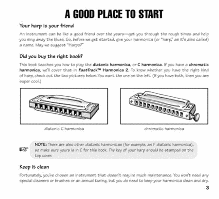 FastTrack Mini Harmonica Method Book 1