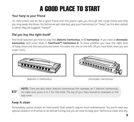 FastTrack Mini Harmonica Method Book 1