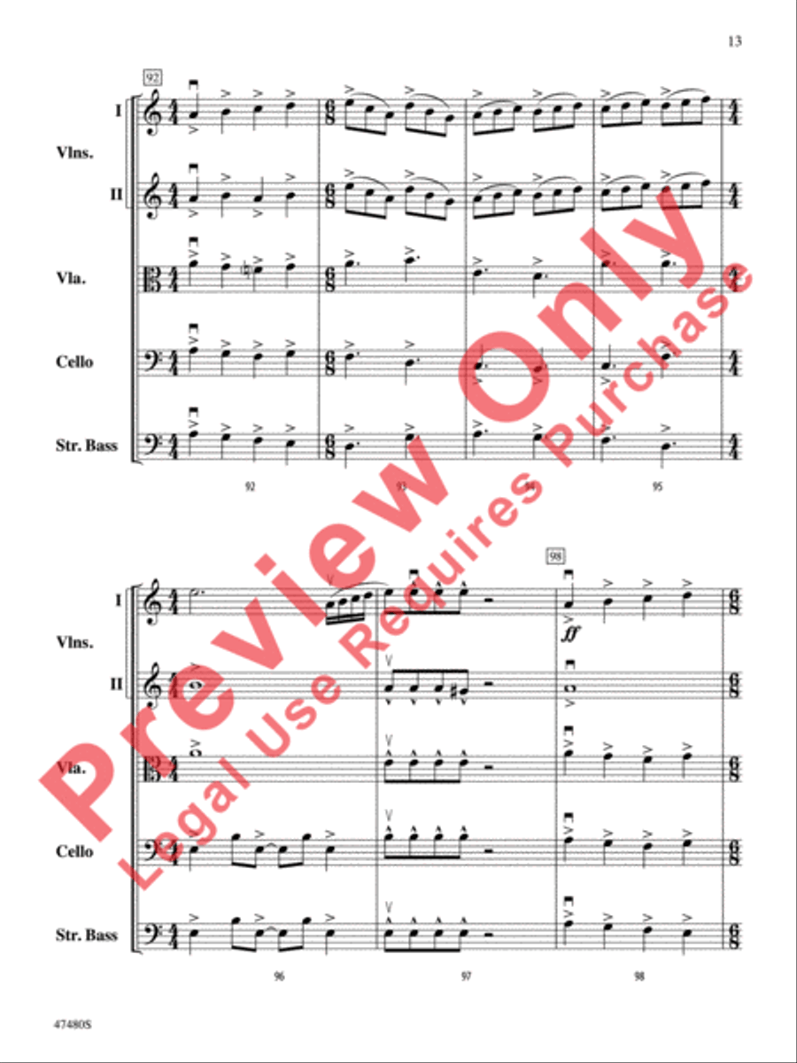 Primal Strings String Orchestra scores gallery preview page 14