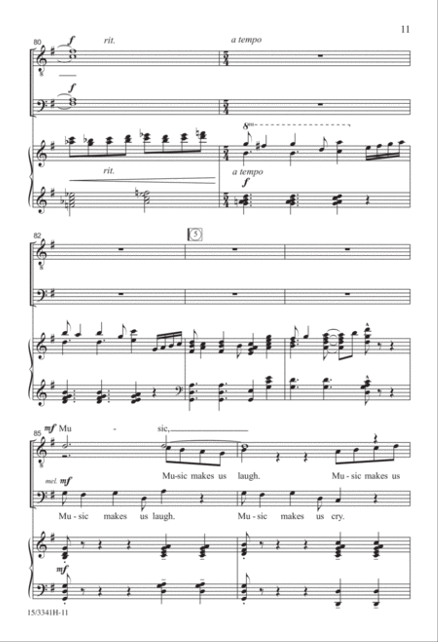 Music Makes Me Feel Alive TTBB scores gallery preview page 11