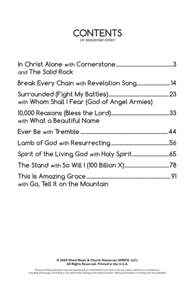 The Worship Mashups Collection - Choral Book