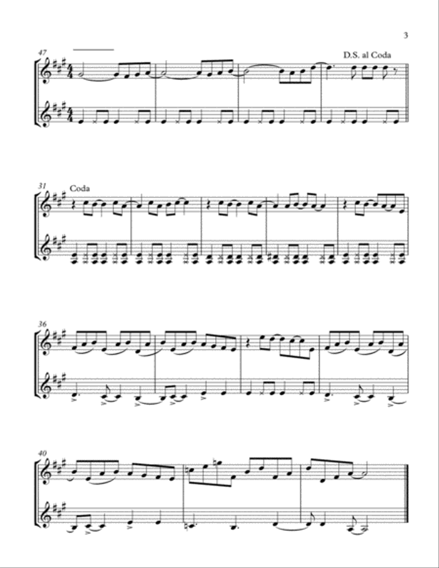 Here Comes The Sun String Duet scores gallery preview page 4