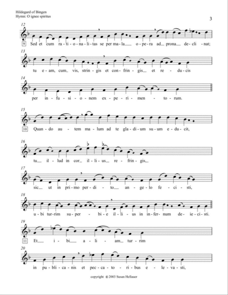 Hymn: O ignee spiritus from the Anonymous 4 album 
