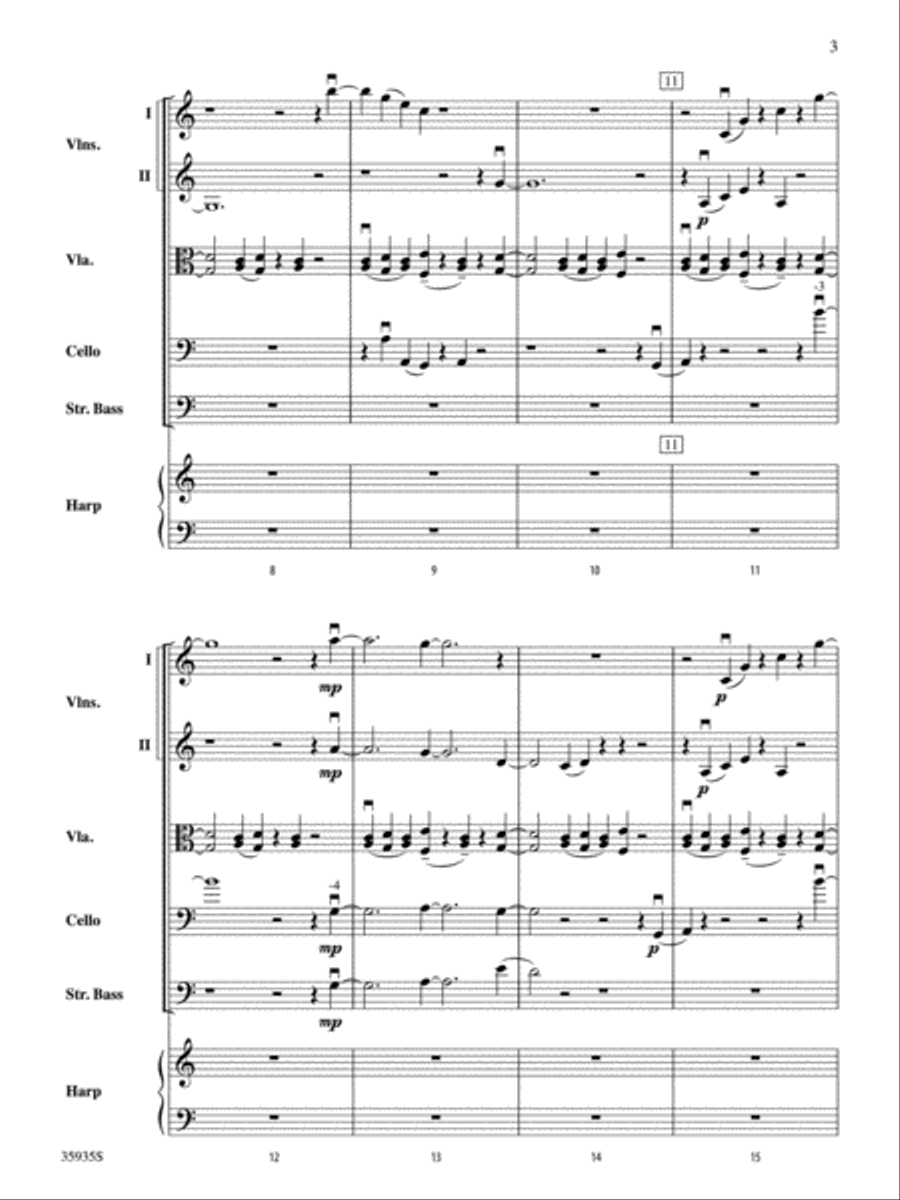 Hugging the Shore String Orchestra scores gallery preview page 3