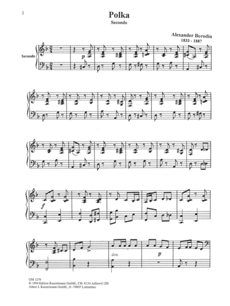 Piano pieces for four hands