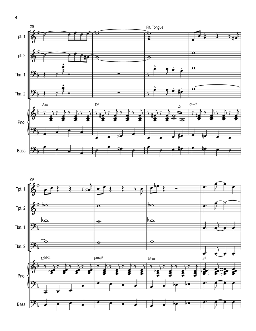 Lollipops And Roses Trombone scores gallery preview page 4
