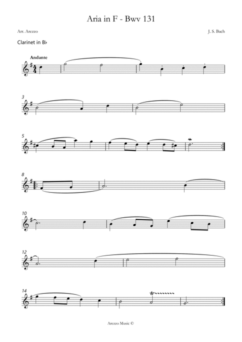bach bwv anh. 131 gavotte in f major Clarinet and Cello Sheet Music image number null