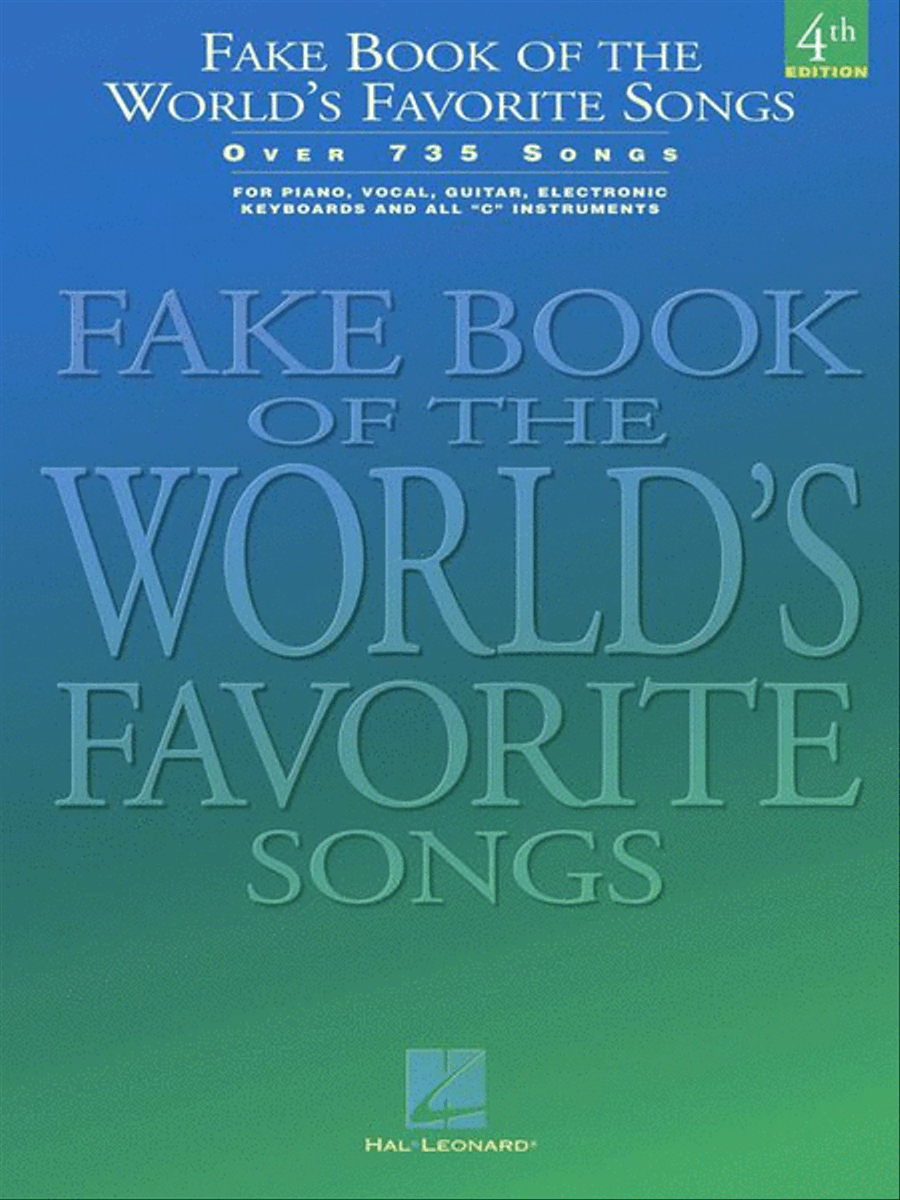 Fake Book of the World's Favorite Songs – 4th Edition Piano, Vocal, Guitar scores gallery preview page 2