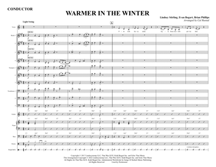 Warmer In The Winter - Score Only