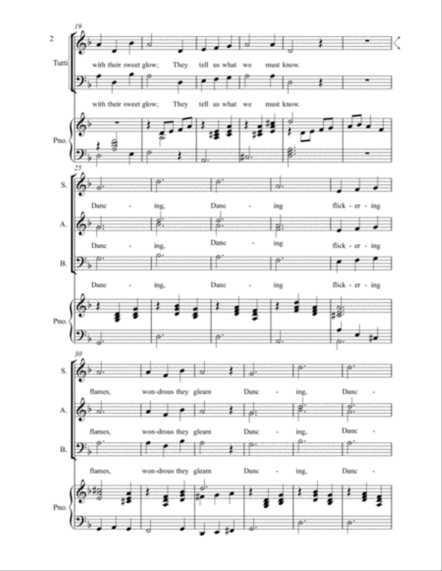 Candles are Dancing 3-Part scores gallery preview page 2