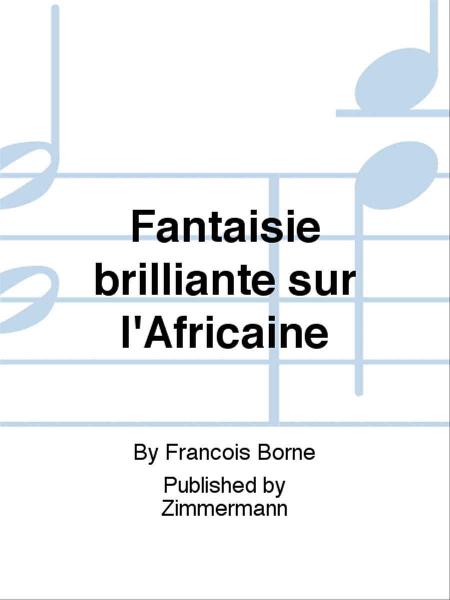Fantaisie brilliante sur l'Africaine Flute Solo scores gallery preview page 1