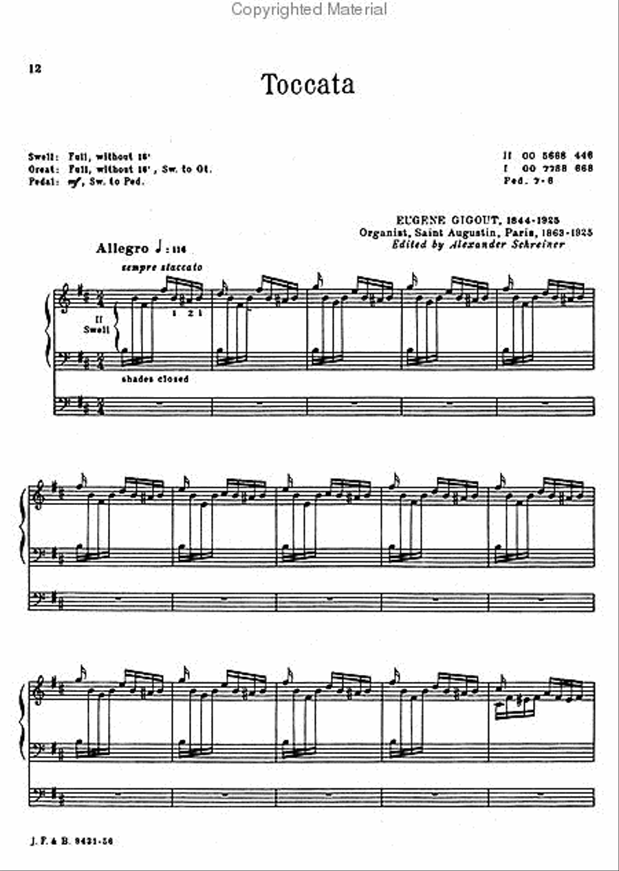 French Masterworks for Organ Organ Solo scores gallery preview page 4