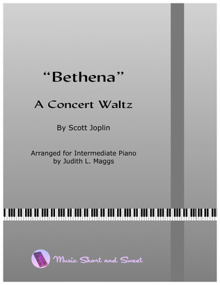 Book cover for "Bethena" - A Concert Waltz