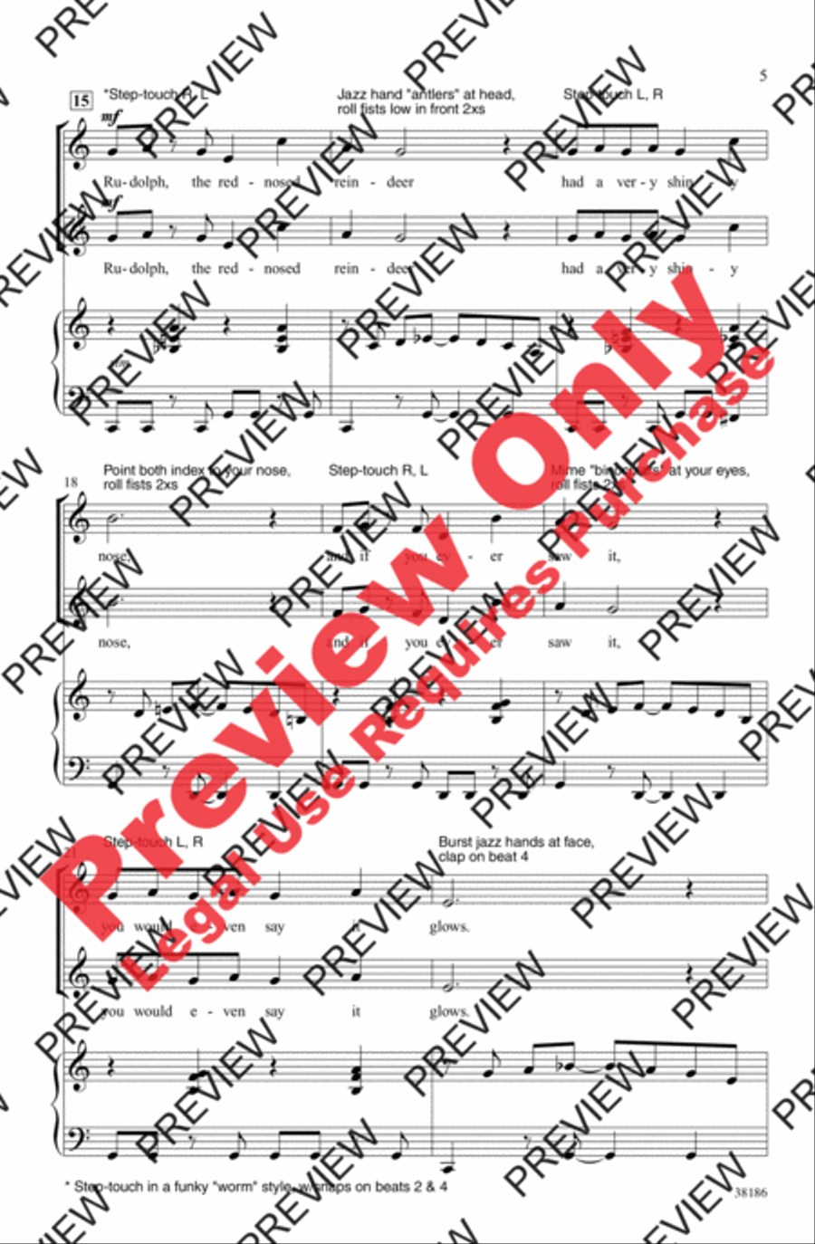 Rudolph, the Red-Nosed Reindeer 2-Part scores gallery preview page 5