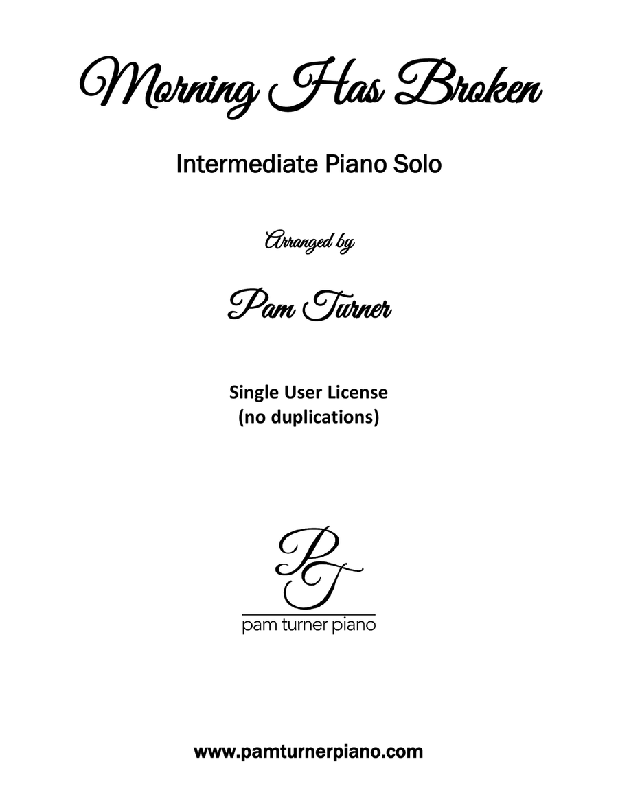 Morning Has Broken (Hymn, Intermediate Sacred Piano Solo) Piano Solo scores gallery preview page 2
