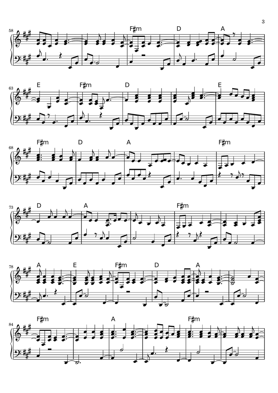 Someone Like You Someone Like You Piano Solo scores gallery preview page 3