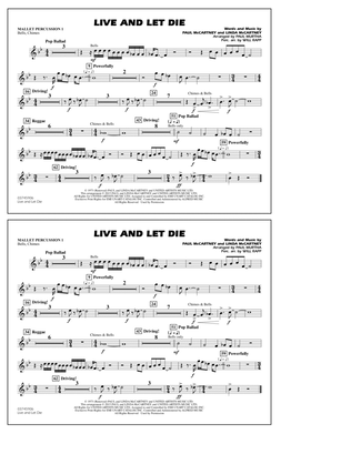 Live and Let Die - Mallet Percussion 1