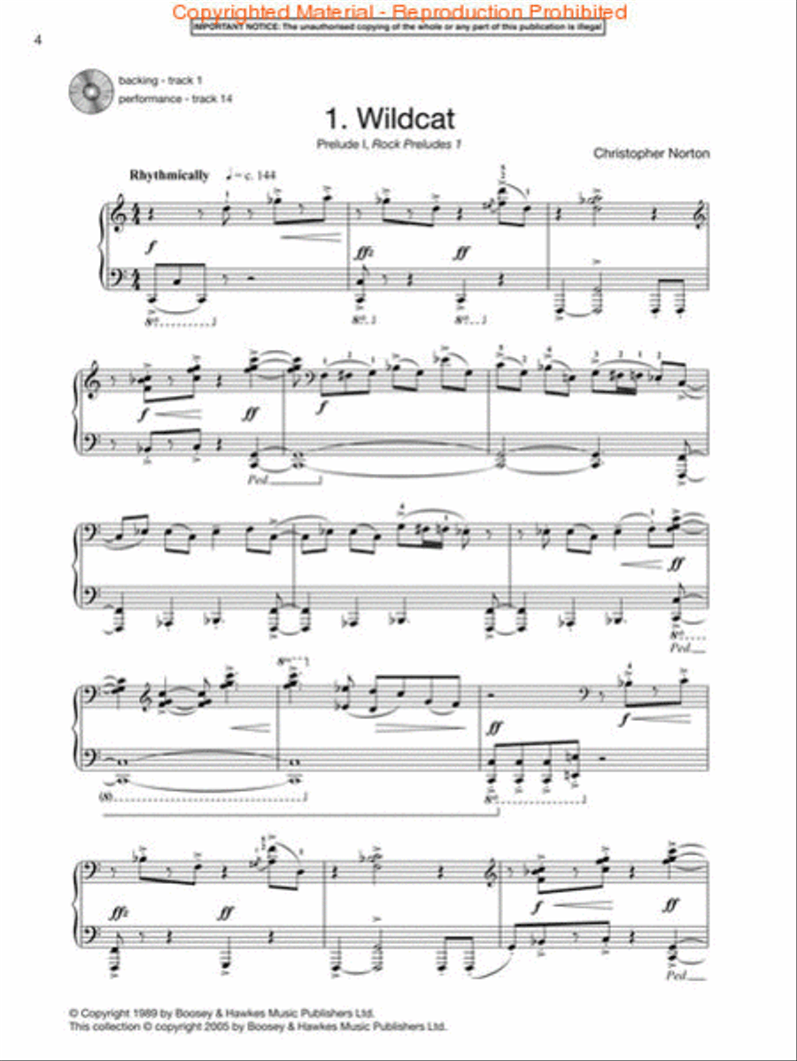 The Christopher Norton Rock Preludes Collection Piano Solo scores gallery preview page 2