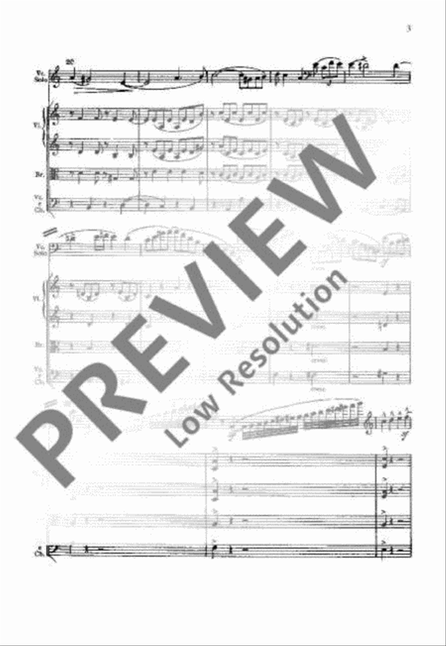Concerto A minor Concerto A minor Orchestra scores gallery preview page 14