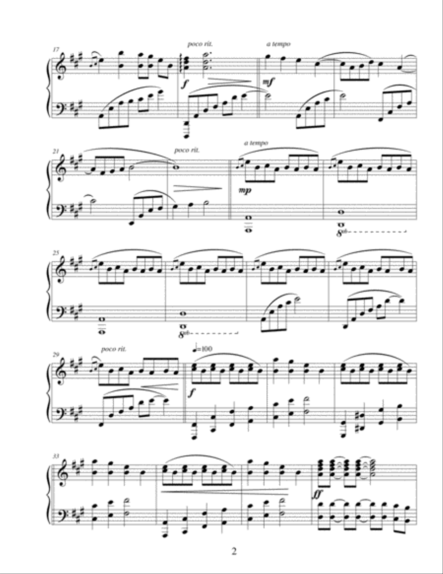 Pathetique Poem Piano Solo scores gallery preview page 2