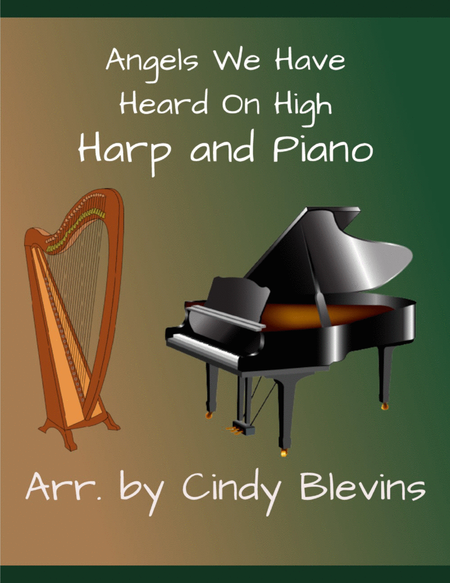 Angels We Have Heard On High, Harp and Piano Duet image number null
