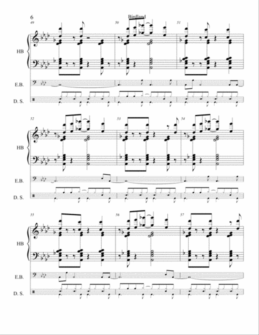 Birdland Handbell Choir scores gallery preview page 6
