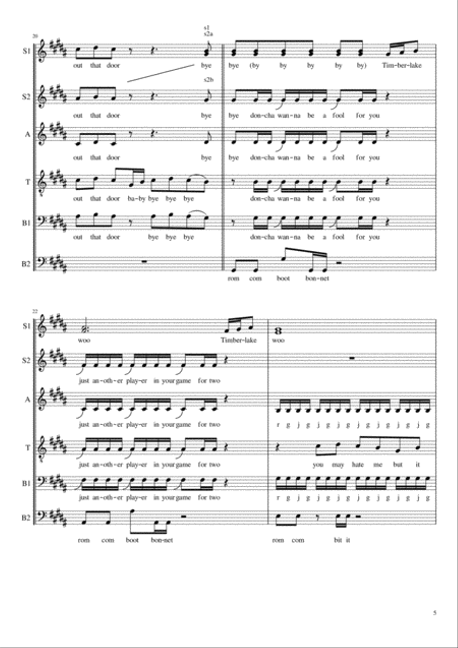 Bye Bye Bye Divisi scores gallery preview page 5