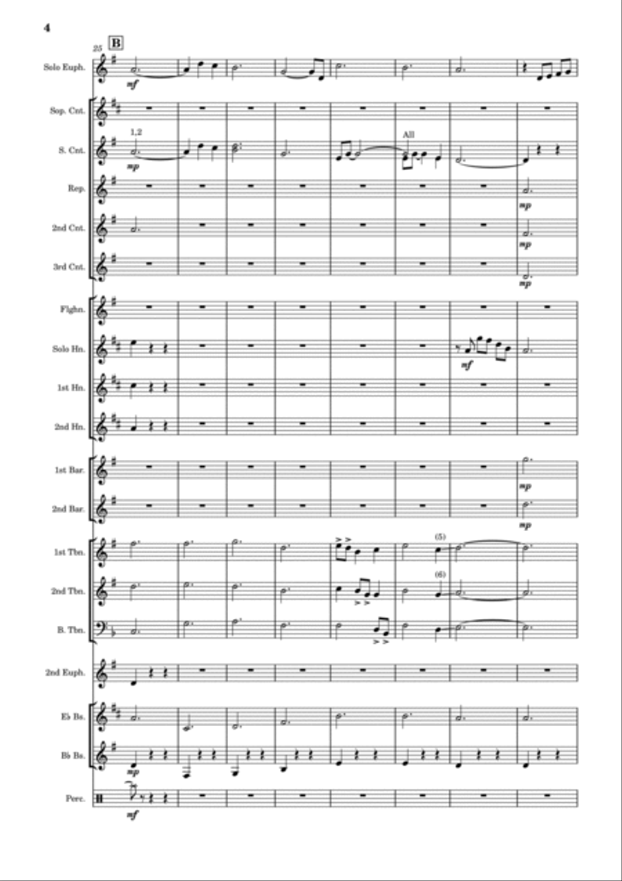 Tightrope Brass Band scores gallery preview page 4