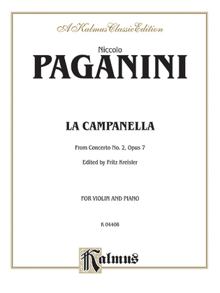 Book cover for La Campanella, Op. 7