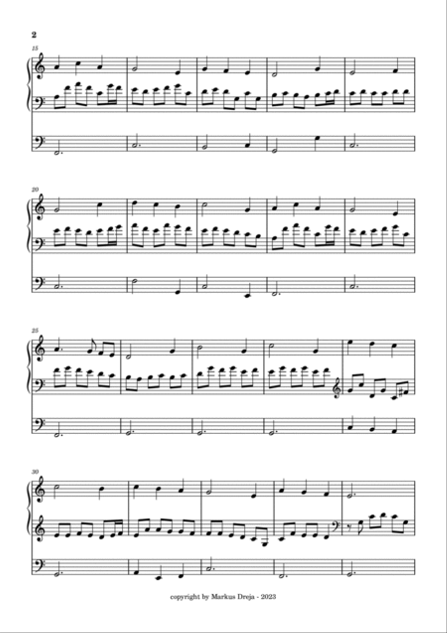 Easy Organ Preludes leichte Orgelpräludien Ich bete an die Macht