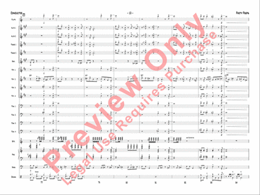 Party Peeps Jazz Ensemble scores gallery preview page 13