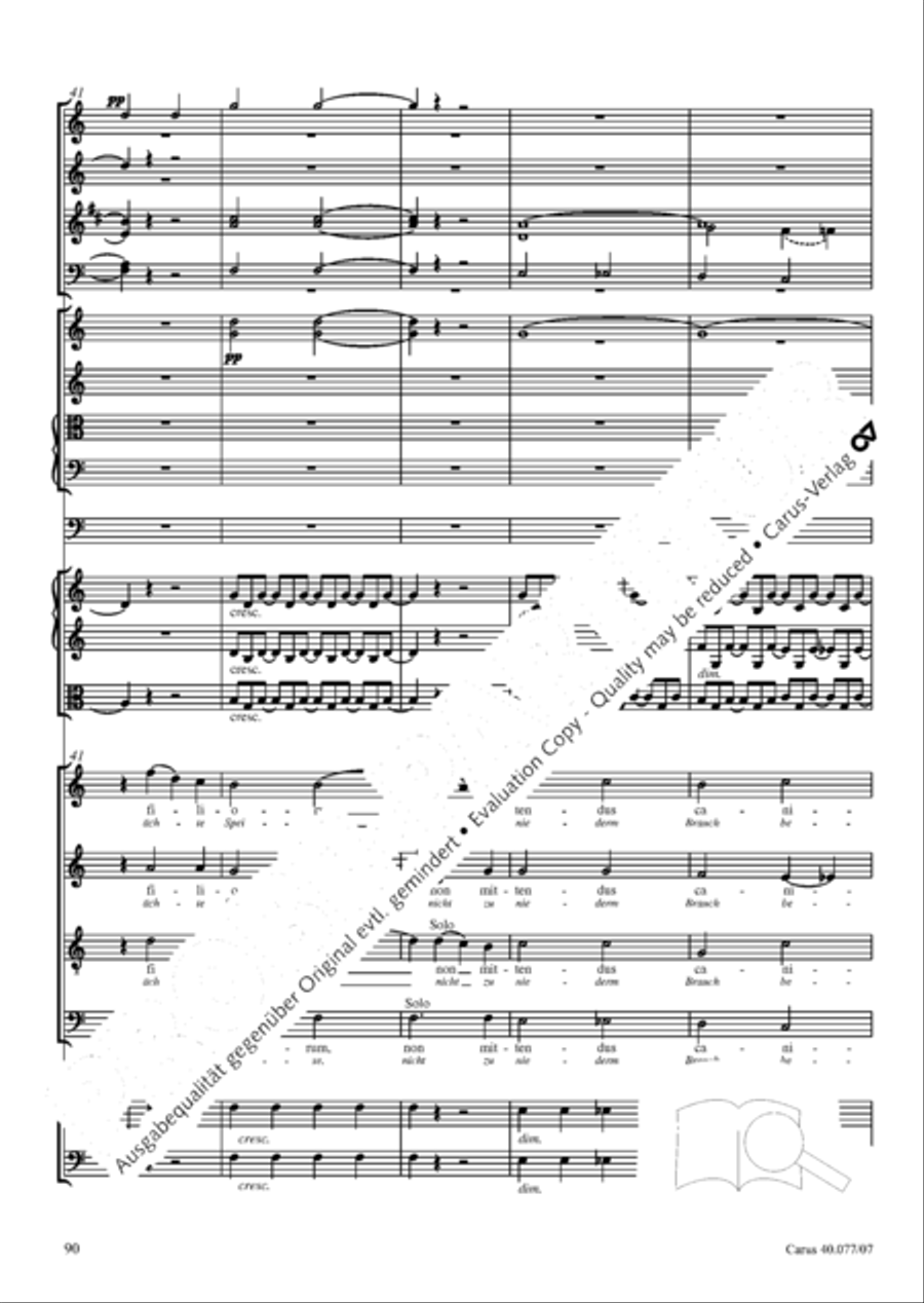 Lauda Sion 4-Part scores gallery preview page 103